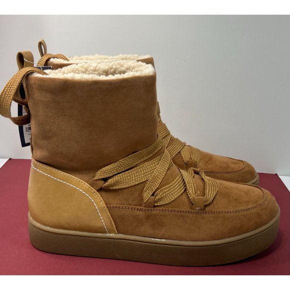 Universal Thread - Women's Brigitte Winter Boots - Cognac - # 8.5 - Picture 4 of 16